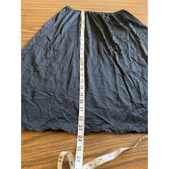 Vintage Vanity Fair black half slip size Large - Picture 7 of 7